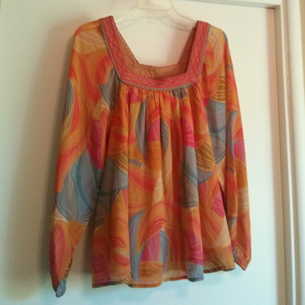 NWT ANTHRO Blnk Tessa Blouse Size M
